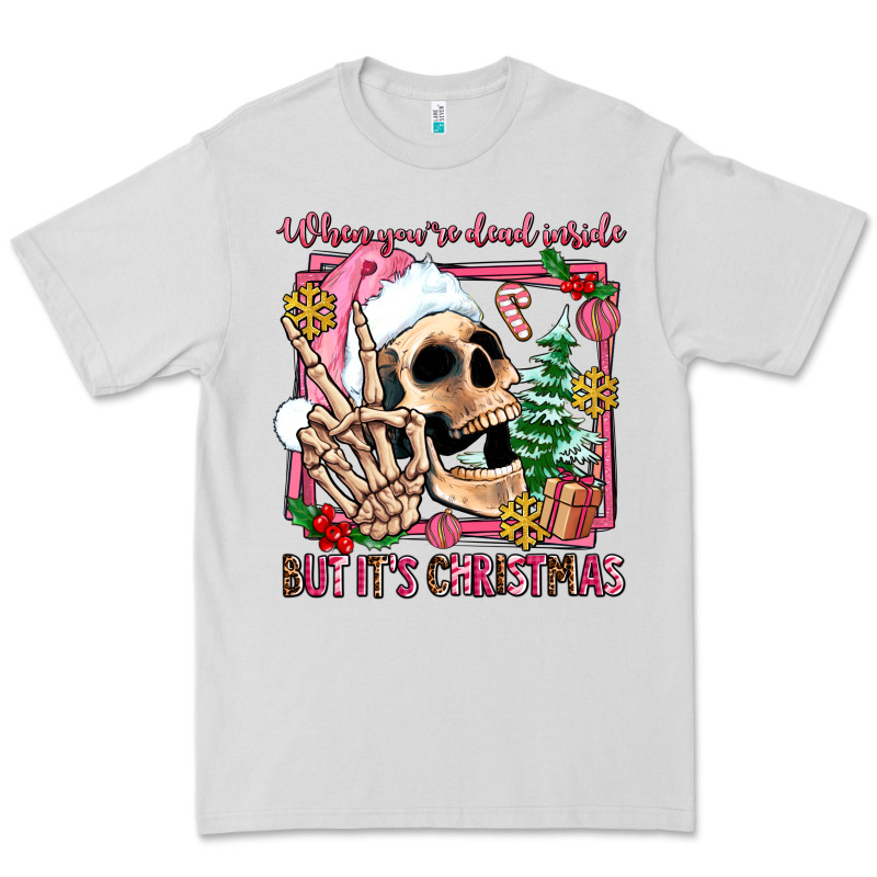 When You're Dead Inside But It's Christmas Premium Tee by AdoDesignShop | Teevron