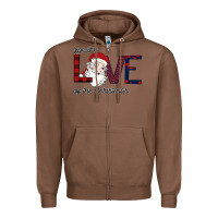 Chestnut For The Love Of The Christmas Zipper Hoodie - Bettercallsaul