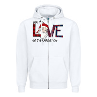 White For The Love Of The Christmas Zipper Hoodie - Bettercallsaul