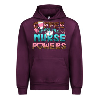 Mauve Wine coffee gives me nurse powers bbs Urban Hoodie - BundleAndBundleShop