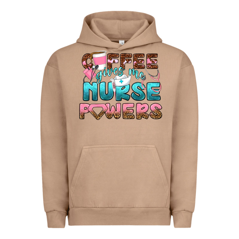 Coffee Gives Me Nurse Powers Bbs Urban Hoodie by BundleAndBundleShop | Teevron