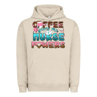 Pigment French Oak coffee gives me nurse powers bbs Urban Hoodie - BundleAndBundleShop