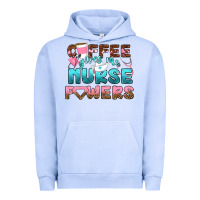 Pigment Grape Ice coffee gives me nurse powers bbs Urban Hoodie - BundleAndBundleShop