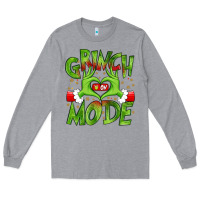 Heather Grey christmas Long Sleeve Tee - MaliasSmallBusiness