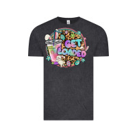 Vintage Black get loaded rabbit and easter Vintage Tee - MaliasSmallBusiness