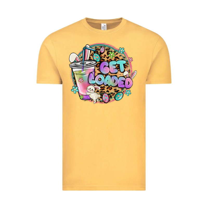 Get Loaded Rabbit And Easter Vintage Tee by MaliasSmallBusiness | Teevron