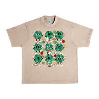French Oak teacher st patrick day clovers Urban Heavy Tee - MaliasSmallBusiness