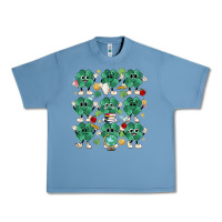 Pebble Blue teacher st patrick day clovers Urban Heavy Tee - MaliasSmallBusiness