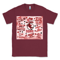 Burgundy funny valentine's day Classic Tee - MaliasSmallBusiness