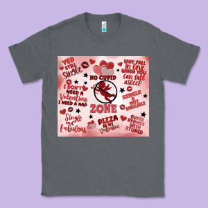 Funny Valentine's Day Classic Tee Designed By Maliassmallbusiness