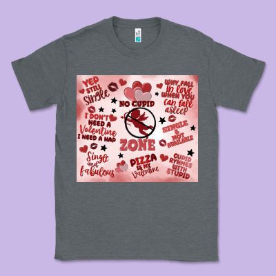 Funny Valentine's Day Classic Tee Designed By Maliassmallbusiness