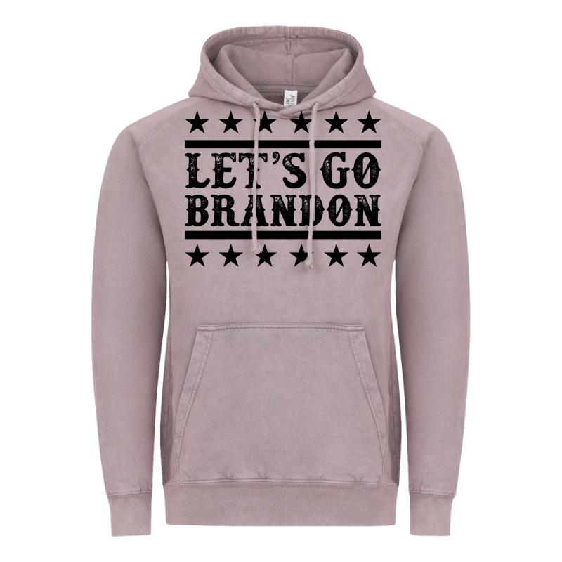 Let's Go Brandon Black Vintage Hoodie by Jasminsmagicworld | Teevron