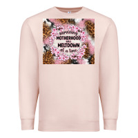 Pale Pink surviving motherhood one meltdown at the time Premium Sweatshirt - TumblerDesignByShophia