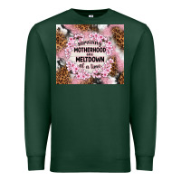 Sports Green surviving motherhood one meltdown at the time Premium Sweatshirt - TumblerDesignByShophia