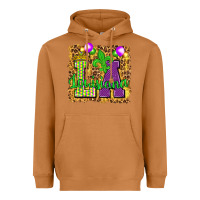 Meerkat Louisiana leopard with balloons Heavyweight Hoodie - HowdyJamesFarm
