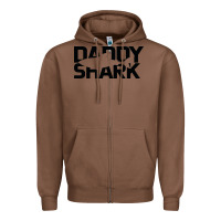 Chestnut Daddy Shark Zipper Hoodie - Bettercallsaul