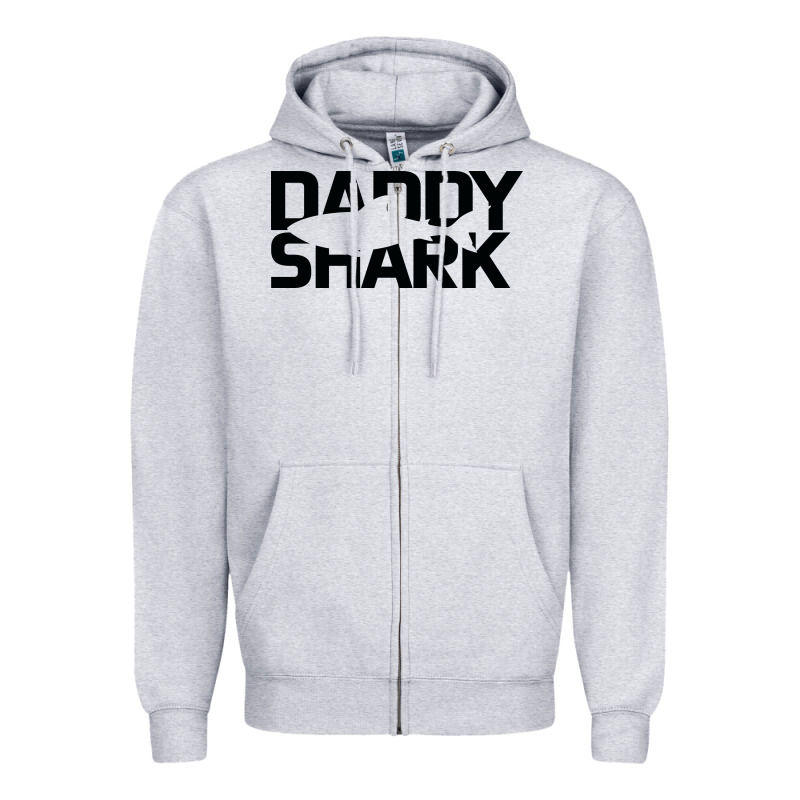 Daddy Shark Zipper Hoodie by Bettercallsaul | Teevron
