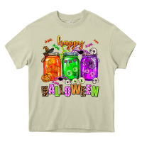 Mossy happy halloween jars and horror Heavy Core Tee - AdoDesignShop