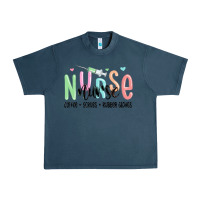Midnight Navy coffee scrubs rubber gloves nurse Urban Heavy Tee - MaliasSmallBusiness