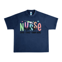 Navy coffee scrubs rubber gloves nurse Urban Heavy Tee - MaliasSmallBusiness