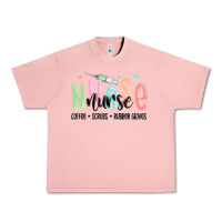 Salmon coffee scrubs rubber gloves nurse Urban Heavy Tee - MaliasSmallBusiness