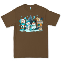 Cacao winter snowman coffee cups Premium Tee - AdoDesignShop