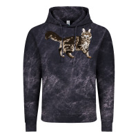 Cloud Black Maine Coon Cat Vintage Hoodie - LillyAllenDesigns
