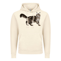 Vintage Artic Maine Coon Cat Vintage Hoodie - LillyAllenDesigns