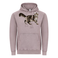 Vintage Zinc Maine Coon Cat Vintage Hoodie - LillyAllenDesigns