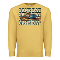 Antique Gold game day baseball Premium Sweatshirt - HowdyJamesFarm