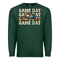 Sports Green game day baseball Premium Sweatshirt - HowdyJamesFarm