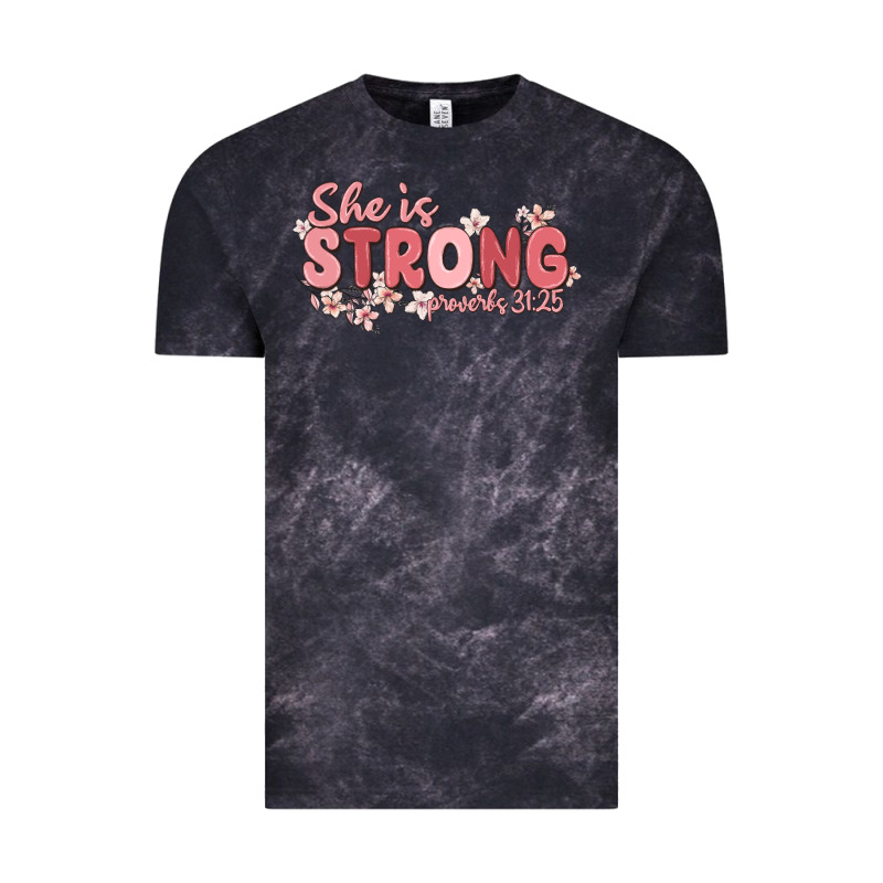 She Is Strong Proverbs 31 25 Vintage Tee by MaliasSmallBusiness | Teevron