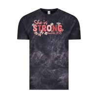 Cloud Black she is strong proverbs 31 25 Vintage Tee - MaliasSmallBusiness