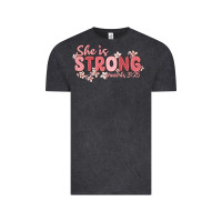 Vintage Black she is strong proverbs 31 25 Vintage Tee - MaliasSmallBusiness