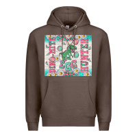 Coffee dino mite egg hunter Premium Hoodie - TumblerDesignByShophia