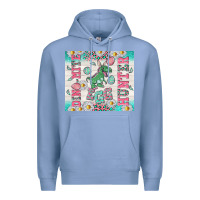 Colony Blue dino mite egg hunter Premium Hoodie - TumblerDesignByShophia