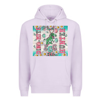 Lilac dino mite egg hunter Premium Hoodie - TumblerDesignByShophia