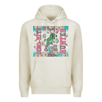 Oatmeal Heather dino mite egg hunter Premium Hoodie - TumblerDesignByShophia