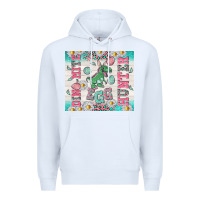 White dino mite egg hunter Premium Hoodie - TumblerDesignByShophia