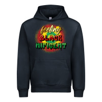 Navy feeling blacknificent Urban Hoodie - FaDigitalArtStudio