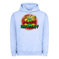 Pigment Grape Ice feeling blacknificent Urban Hoodie - FaDigitalArtStudio