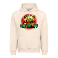 Sandshell feeling blacknificent Urban Hoodie - FaDigitalArtStudio