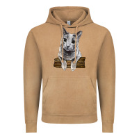 Vintage Camel Russian Blue Cat Face Vintage Hoodie - LillyAllenDesigns