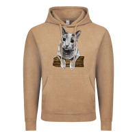 Vintage Coffee Russian Blue Cat Face Vintage Hoodie - LillyAllenDesigns