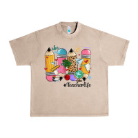 French Oak teacher life pencils Urban Heavy Tee - MaliasSmallBusiness