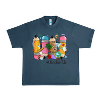 Midnight Navy teacher life pencils Urban Heavy Tee - MaliasSmallBusiness