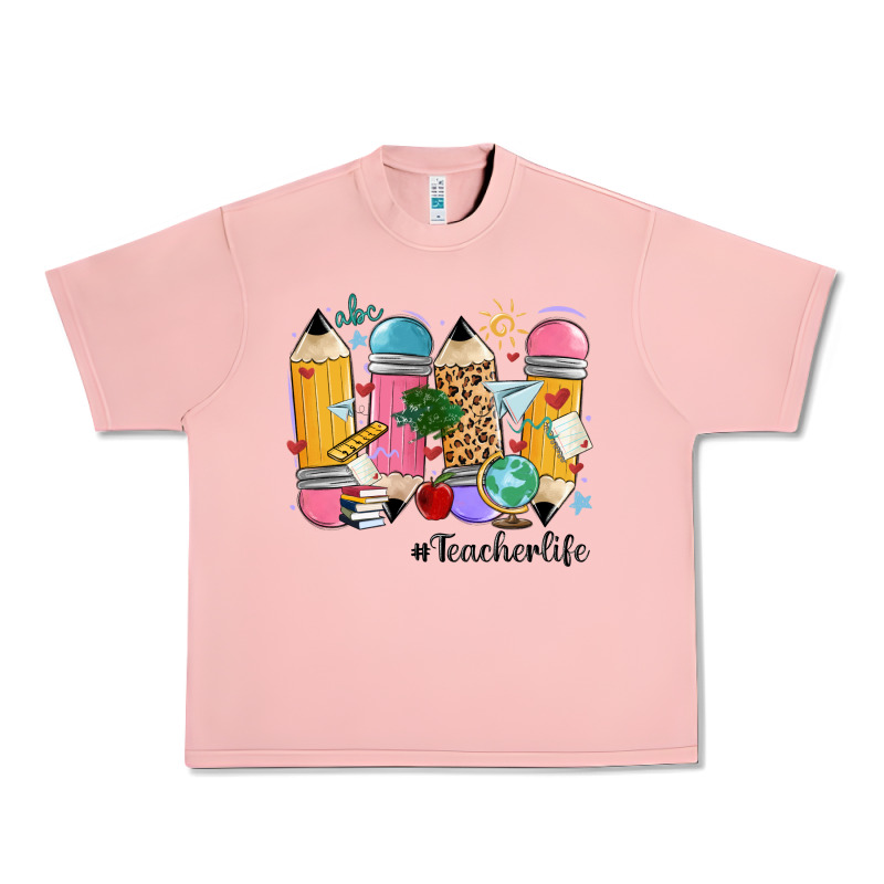 Teacher Life Pencils Urban Heavy Tee by MaliasSmallBusiness | Teevron