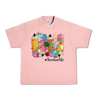 Salmon teacher life pencils Urban Heavy Tee - MaliasSmallBusiness
