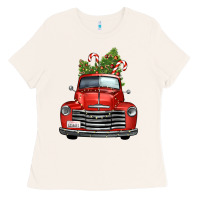 Bone christmas trees truck Ladies Tee - FaDigitalArtStudio