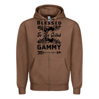 Chestnut Blessed To Be Called Gammy Zipper Hoodie - Bettercallsaul